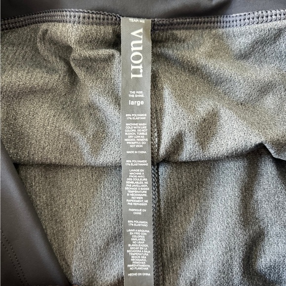 Vuori Seabreeze Skirt Grey Blue Skort Tennis Activewear Drawstring Size Large - Picture 6 of 6